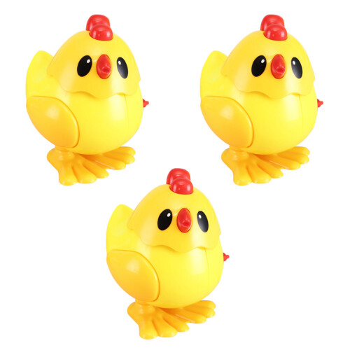 3 Stuks Opwindbare Springende Kip Speelgoed Educatief Decoratief