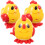 3 Stuks Opwindbare Springende Kip Speelgoed Educatief Decoratief 7