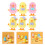6 Stuks Easter Opwindkuiken Pluchen Speelgoed Eiermandje Vullers 6