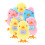 6 Stuks Easter Opwindkuiken Pluchen Speelgoed Eiermandje Vullers 9