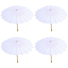 4 Unidades De Guarda-Chuva DIY Pintado À Mão Para Crianças