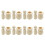 40Sets DIY Peg Figuren Beige Blanke Knutselpoppen 1