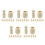 40Sets DIY Peg Figuren Beige Blanke Knutselpoppen 5