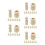 40Sets DIY Peg Figuren Beige Blanke Knutselpoppen 6
