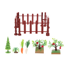 1Set Kunststof Mini Hek Model Voor Farm Decoratie in Diverse Kleuren