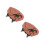 2 Pcs Simulation Dinosaur Desktop Ornament Decor 5