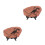 2 Pcs Simulation Dinosaur Desktop Ornament Decor 8