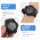 1 Pc Luminous Waterproof Wrist Watch For Exercising 8