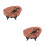 2 Pcs Simulation Dinosaur Desktop Ornament Decor 3