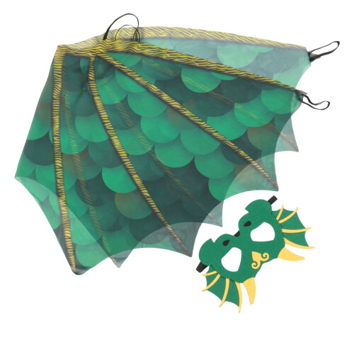 1 Set Dinosaur Mantel Halloweenskämt Kostymmask