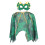 1 Set Dinosaur Mantel Halloweenskämt Kostymmask 6