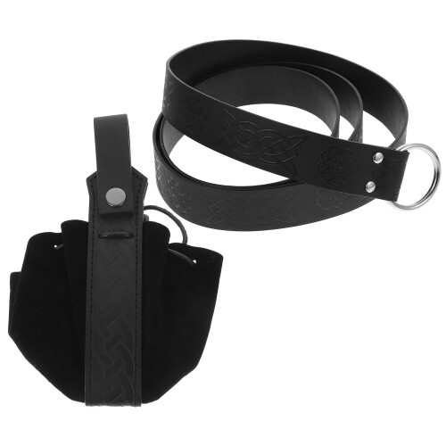 One Set Medieval Viking Belt Bag Pouch Renaissance