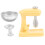 One Set Mini Mixer Model Tiny Kitchen Blender Toy For Play 4