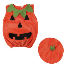 Halloween Pumpkin Costume Suit With Hat For Baby Photo Prop