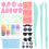 Modeling Clay Set For Kids DIY Polymer Craft Kit Tools 9