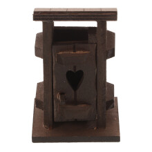 3Stuks 1:12 Mini Huisje Met Rieten Dak Voor DIY