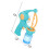 Cartoon Bubbelmachine Elektrische Bubbelblazer Draagbare Bubbelmaker 2
