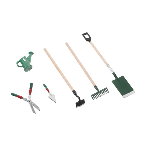 18 Stuks Mini Poppenhuis Set Metaal 1