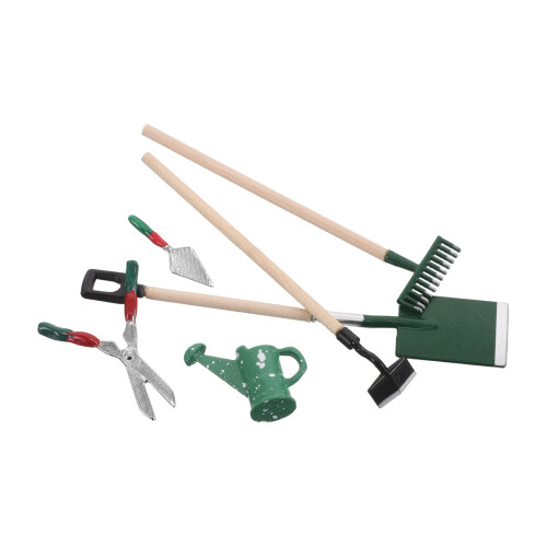 18 Stuks Mini Poppenhuis Set Metaal 2