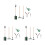18 Stuks Mini Poppenhuis Set Metaal 6