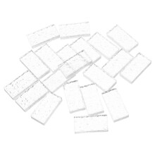20Pcs Miniatyr Glasstenar 1/12 För DIY Dockskåp