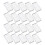20Pcs Miniatyr Glasstenar 1/12 För DIY Dockskåp 11