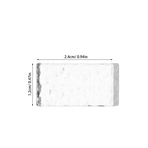 20Pcs Miniatyr Glasstenar 1/12 För DIY Dockskåp 2