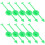 10 Pezzi Game Arrow Spinners Con Ventosa 5