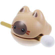 1Ensemble Jouet Musical Bois Cartoon Pour Bureau Multi-Usage
