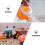 1 Conjunto 6 Peças Praia Plástico 9