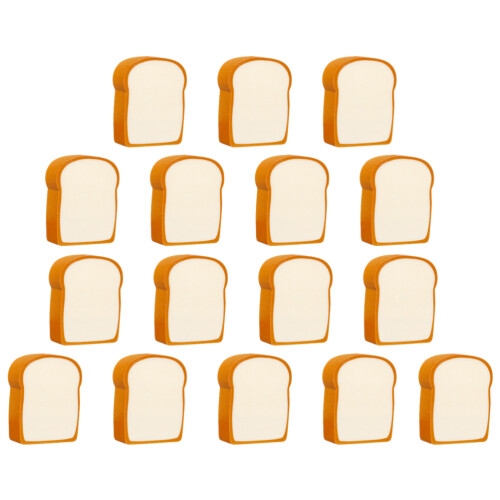 16 Unidades Borrachas De Pão Comestíveis 2