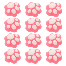 60 Pcs Cartoon Cat Claw Silicone Animal Pen Decorations