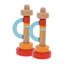 2 Sztuki Drewniane Puzon Hooter Trąbka Instrument Dla Dzieci