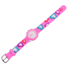 Children Schoolhorloge Met Cartoon Patroon Polshorloge
