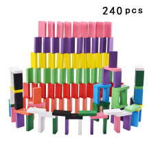 720 Pcs 12 Colors Wooden Domino Blocks For Kids And Puzzle