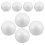 8Pcs Vita Skumgummi Bollar Polystyren Med Hål För 9