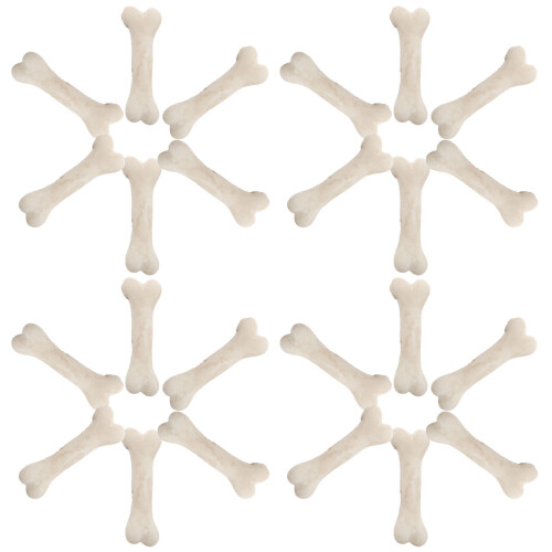 80 Pcs Resin Mini Skeleton Bones For Crafts Decor Halloween