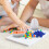 One Set Dinosaur Eggs For Kids With Tools 5