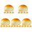25 Unidades De Pão Falso Decoração Expositor 4