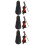 3Pcs Mini Violino De Madeira 12Cm Com Estojo E Para Decoração 6