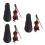 3Pcs Mini Violino De Madeira 12Cm Com Estojo E Para Decoração 10