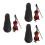 3Pcs Mini Violino De Madeira 12Cm Com Estojo E Para Decoração 7
