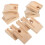 10Pcs Wood Concave Train Track Replacement Expansion Railway Tracks 2
