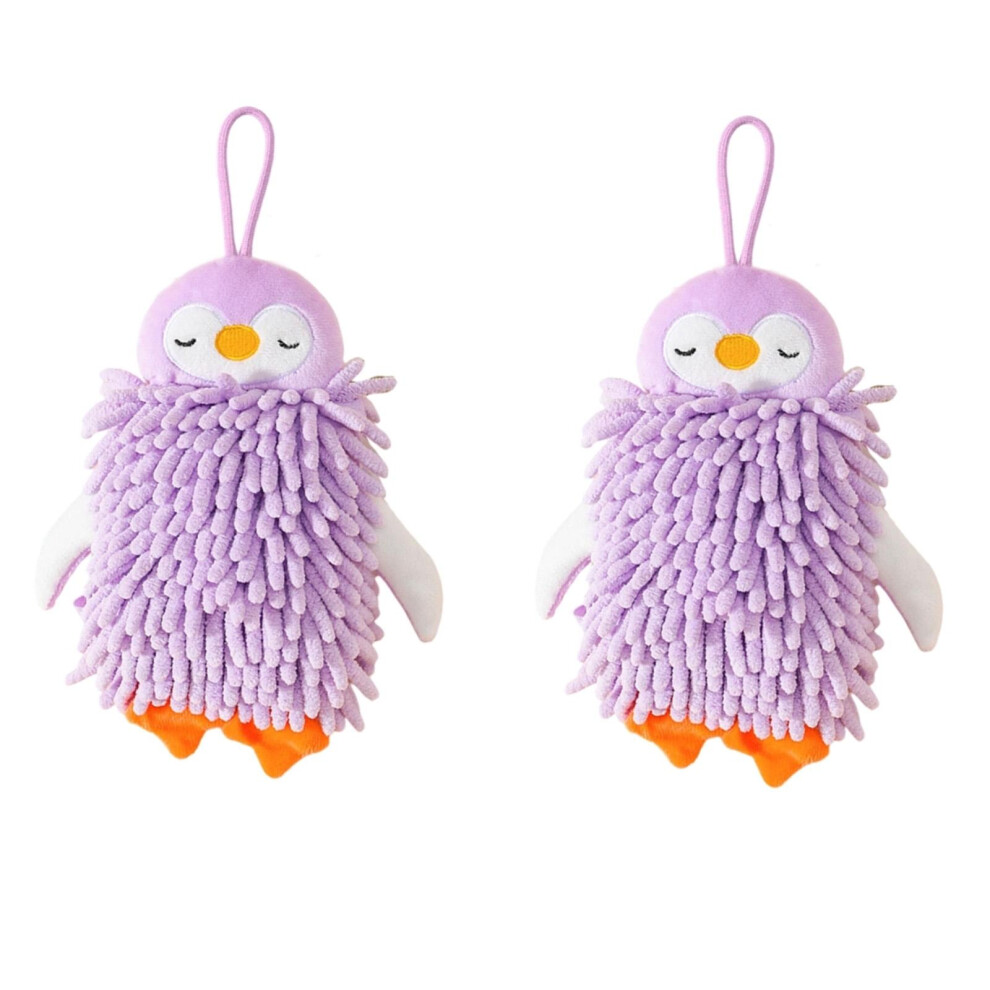 Efficient Microfiber Hand Towel Featuring Playful-Purple 2