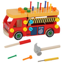 Ensemble De Jeu D'outils En Bois Montessori Vis Pour Enfants