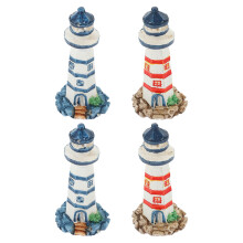 12 Unidades Miniaturas De Resina Para Decoração Tema Oceânico