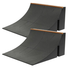6 Pcs Finger Skateboard Ramp Mini Skate Park Props Toy Board Obstacle