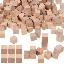 1200 Stk Unbearbeitete Holzwürfel Für Basteln Und Pädagogik