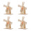 4 Sets Stem Science Holzbausatz Für Kinder Mit Getriebe 10