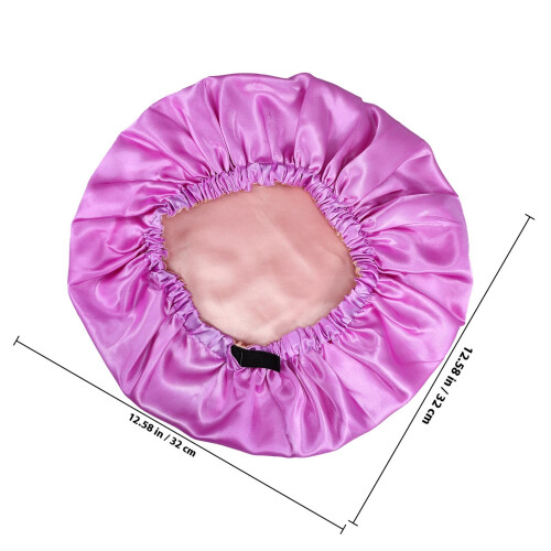 1Bonnet Violet Élastique En Satin Pour Et 1